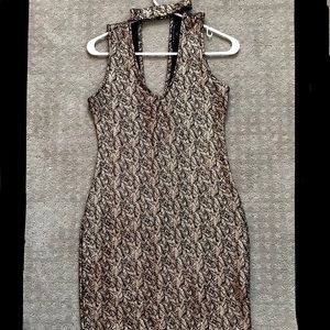 Gold and black party dress!